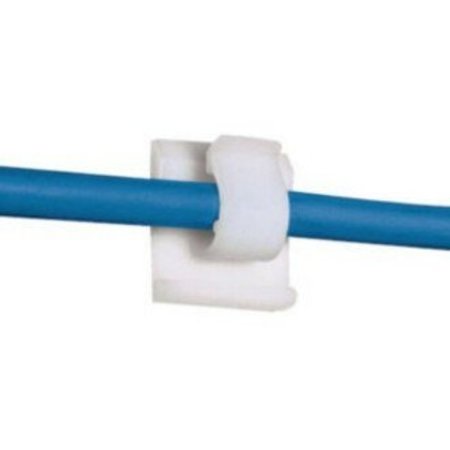 PANDUIT Wire Clip, 0.38" Bundle, White, PK1000 ACC38-A-M